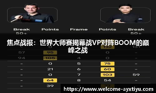 焦点战报：世界大师赛揭幕战VP对阵BOOM的巅峰之战