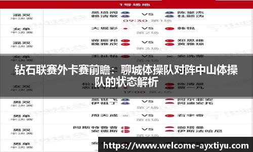 钻石联赛外卡赛前瞻：聊城体操队对阵中山体操队的状态解析